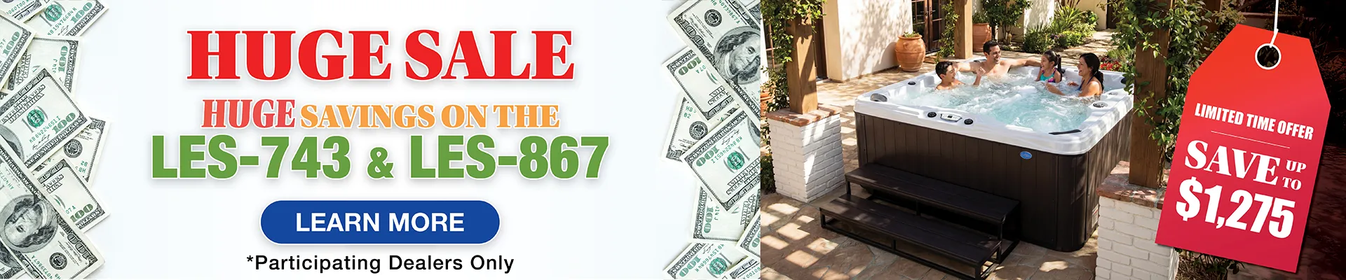 Calspas hot tub being used in a family setting - Bend