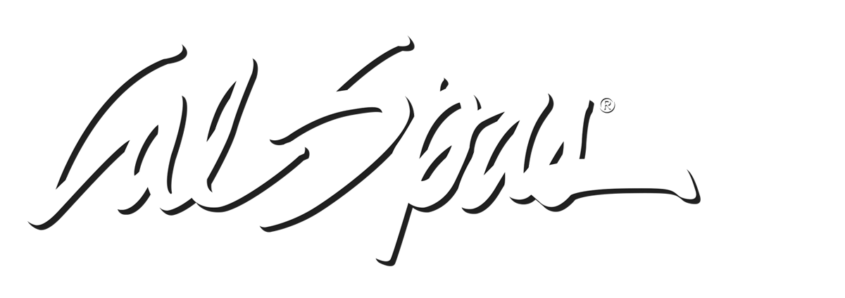 Calspas White logo Bend